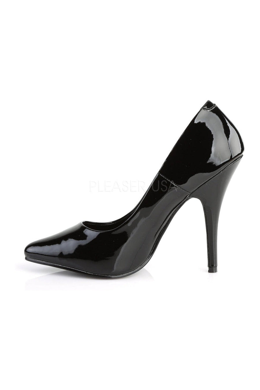 Pleaser SEDUCE-420 Pump in Black Patent