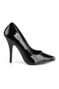 Pleaser SEDUCE-420 Pump in Black Patent
