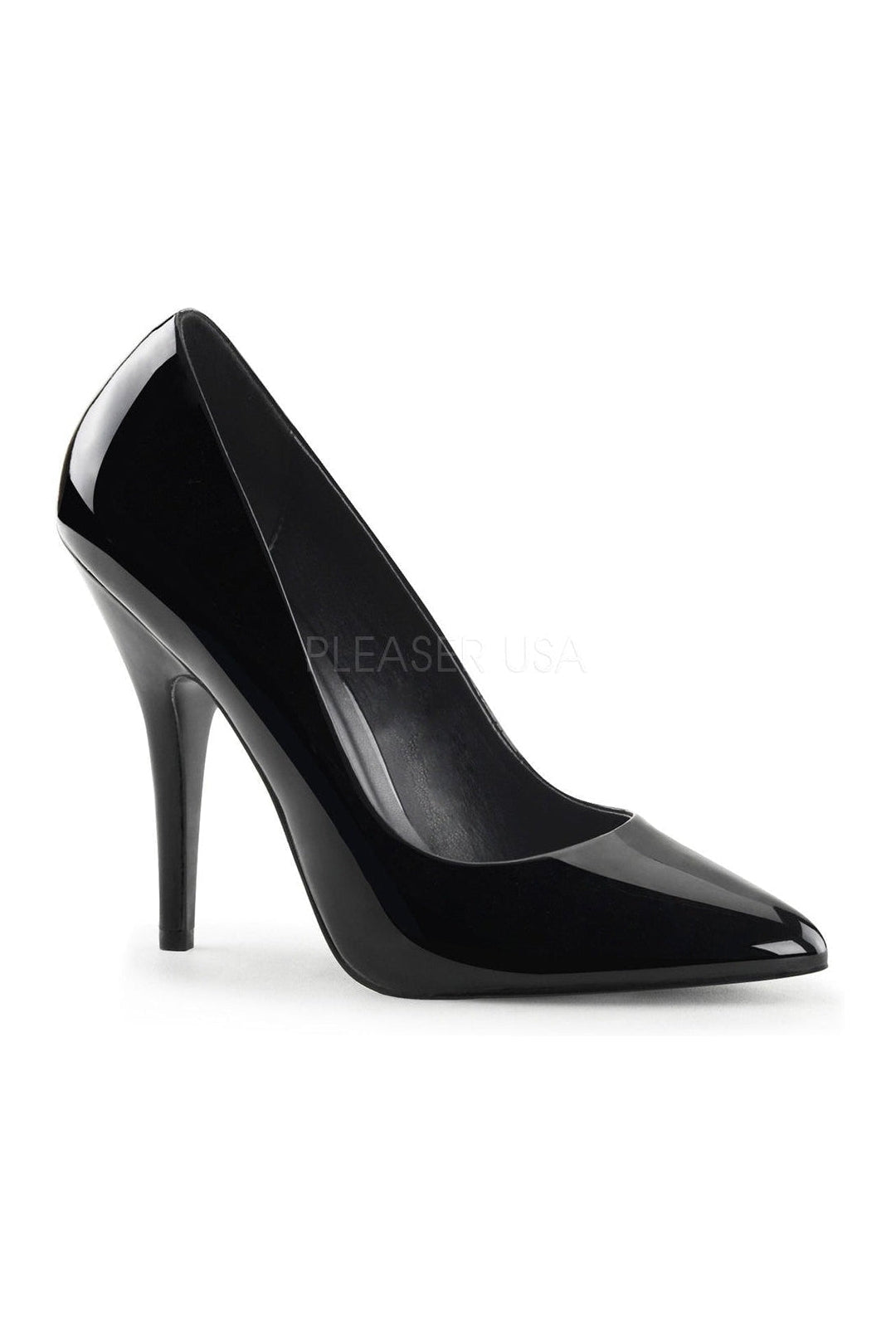 Pleaser SEDUCE-420 Pump in Black Patent from SexyShoes.com