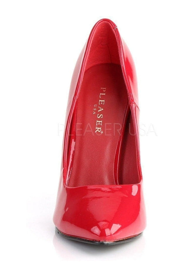 Pleaser SEDUCE-420 Pump in Red Patent