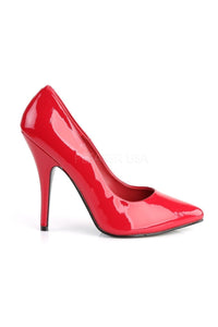 Pleaser SEDUCE-420 Pump in Red Patent