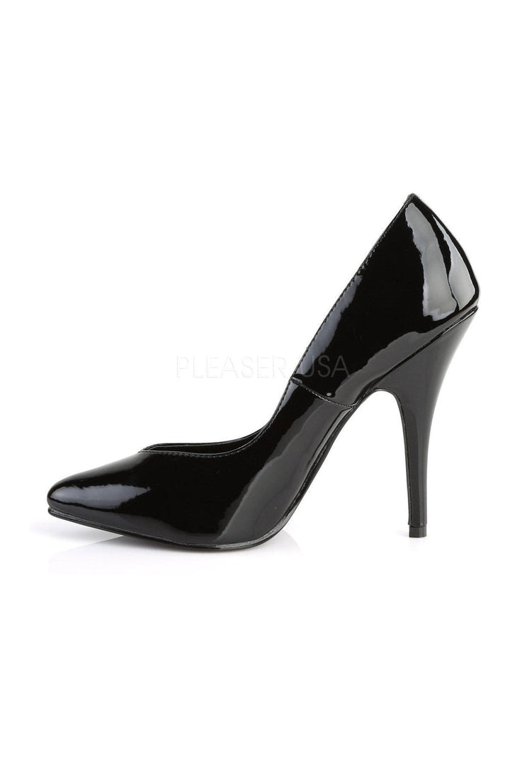 SEDUCE-420V Pump | Black Patent-Pleaser-Pumps-SEXYSHOES.COM