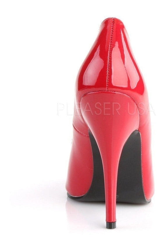 Pleaser SEDUCE-420V Pump in Red Patent