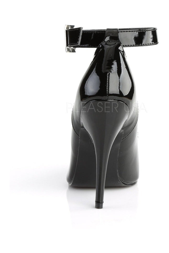 Pleaser SEDUCE-431 Pump in Black Patent