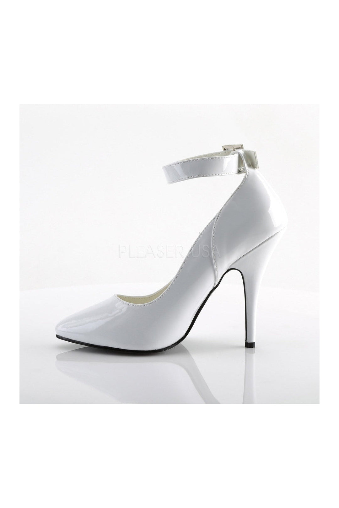 Pleaser SEDUCE-431 Pump in White Patent