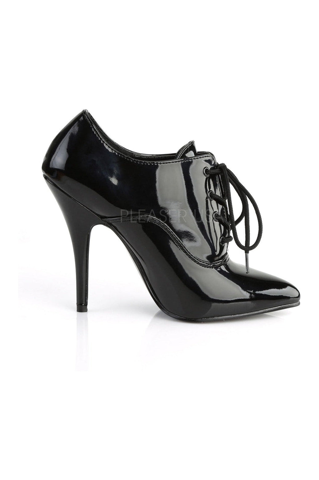 Pleaser SEDUCE-460 Pump in Black Patent