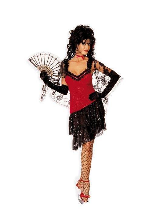 SENORITA FLAMENCA COSTUME | Red-SOH Brand-Red-Other Costumes-SEXYSHOES.COM
