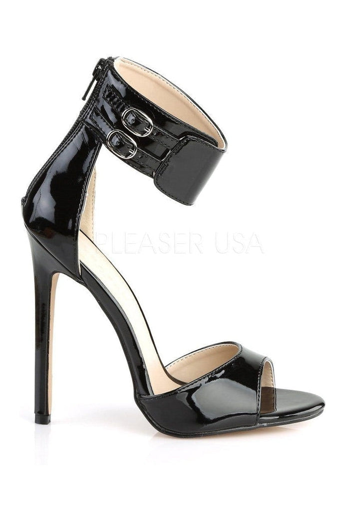 SEXY-19 Sandal | Black Patent-Pleaser-Sandals-SEXYSHOES.COM