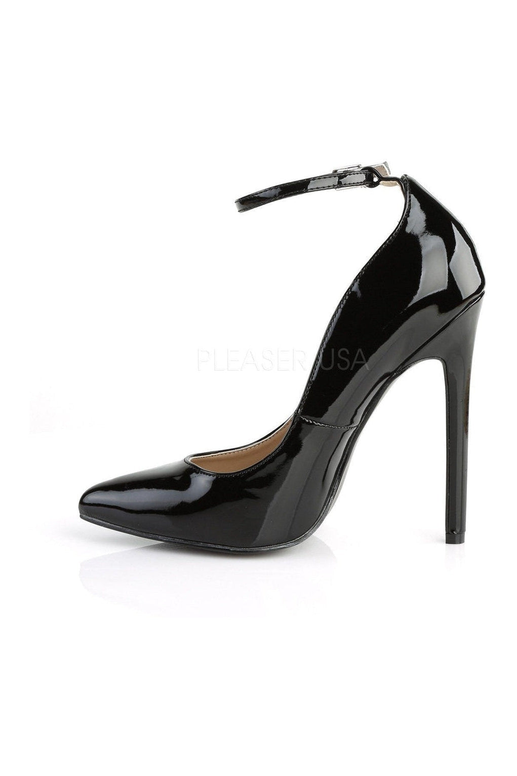 SEXY-23 Pump | Black Patent-Pleaser-Pumps-SEXYSHOES.COM