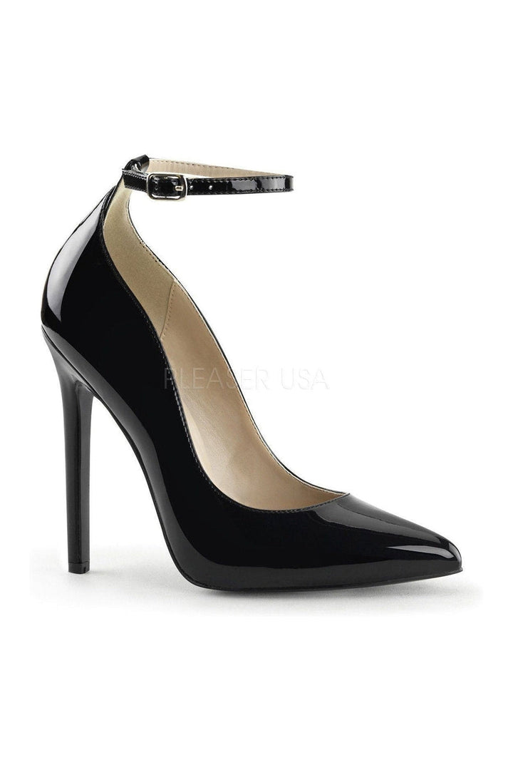 SEXY-23 Pump | Black Patent-Pleaser-Black-Pumps-SEXYSHOES.COM