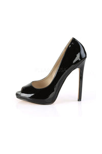Pleaser SEXY-42 Pump in Black Patent