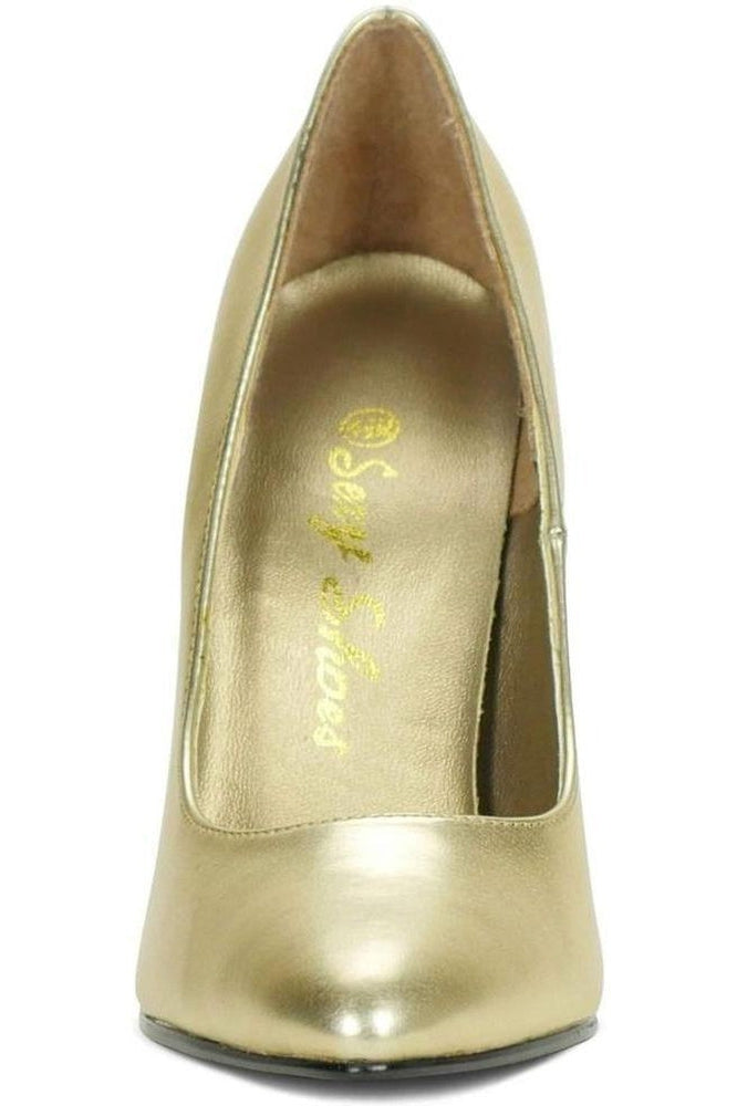 Sexy-4211 Vintage High Heel Pump | Gold Metallic-Sexyshoes Brand-Pumps-SEXYSHOES.COM
