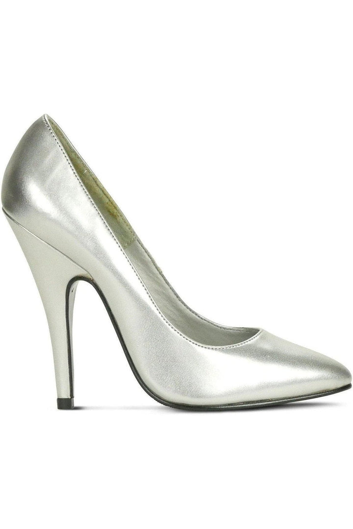 Sexy-4211 Vintage High Heel Pump | Silver Metallic-Sexyshoes Brand-Pumps-SEXYSHOES.COM