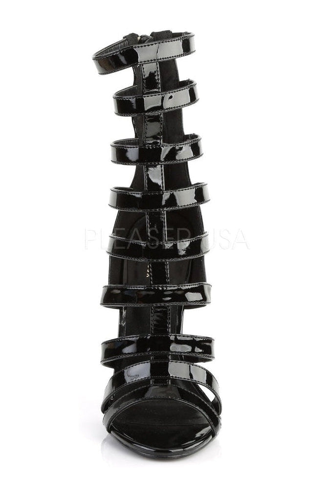 Pleaser SEXY-52 Sandal in Black Patent