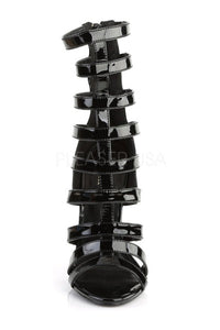 Pleaser SEXY-52 Sandal in Black Patent