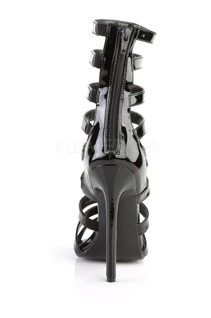 Pleaser SEXY-52 Sandal in Black Patent