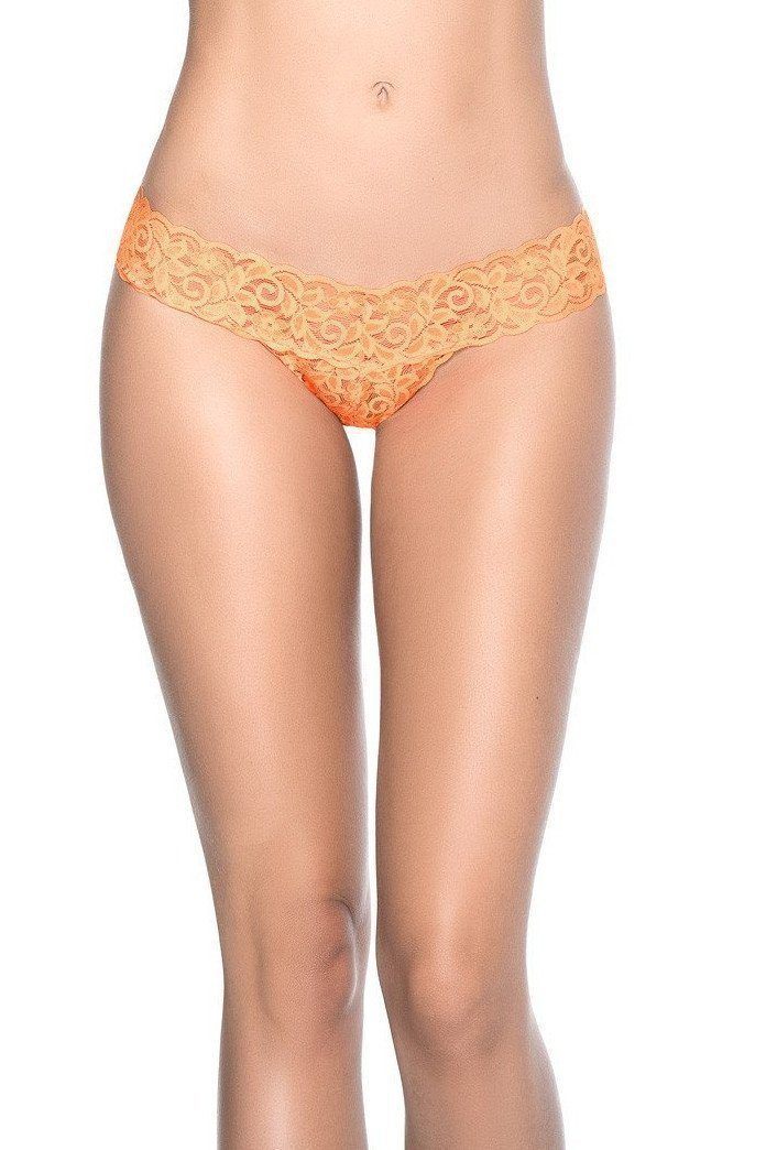 Mapale Sexy Lace Boyshort in Orange  from SexyShoes.com