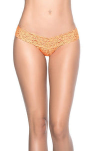 Mapale Sexy Lace Boyshort in Orange  from SexyShoes.com
