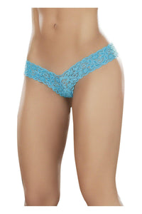 Mapale Sexy Lace Boyshort in Turquoise  from SexyShoes.com