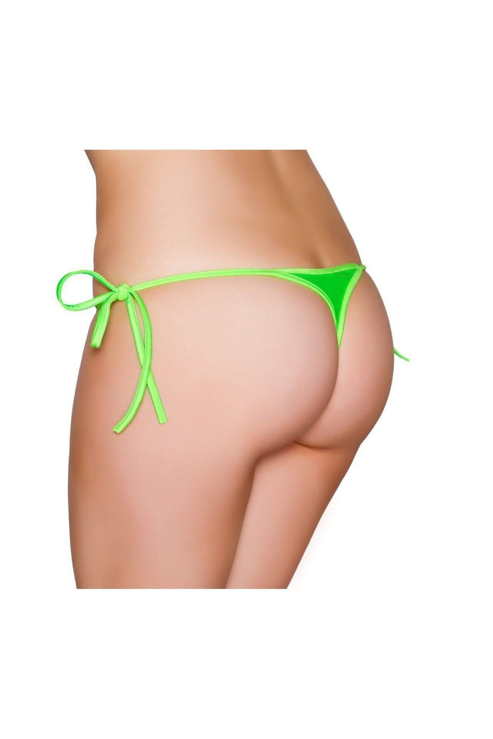Green-Dancewear Separates-Sexy Tie Side Bikini Bottom-Roma Dancewear-SEXYSHOES.COM