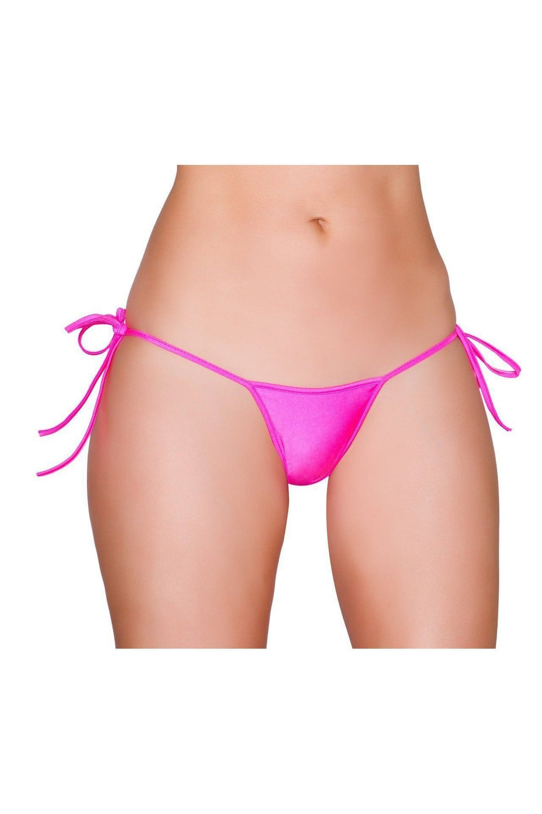 Pink-Dancewear Separates-Sexy Tie Side Bikini Bottom-Roma Dancewear-SEXYSHOES.COM