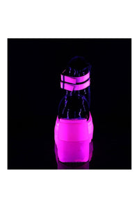 Demonia SHAKER-52 Ankle Boot in Black Patent