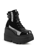 SHAKER-52 Ankle Boot | Black Patent
