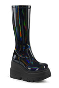SHAKER-65 Knee Boot | Black Patent