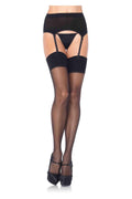 Sheer Garter Belt Stocking Set