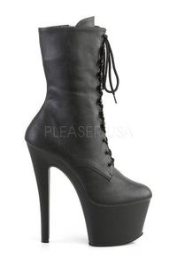 Pleaser SKY-1020 Platform Boot in Black Faux Leather