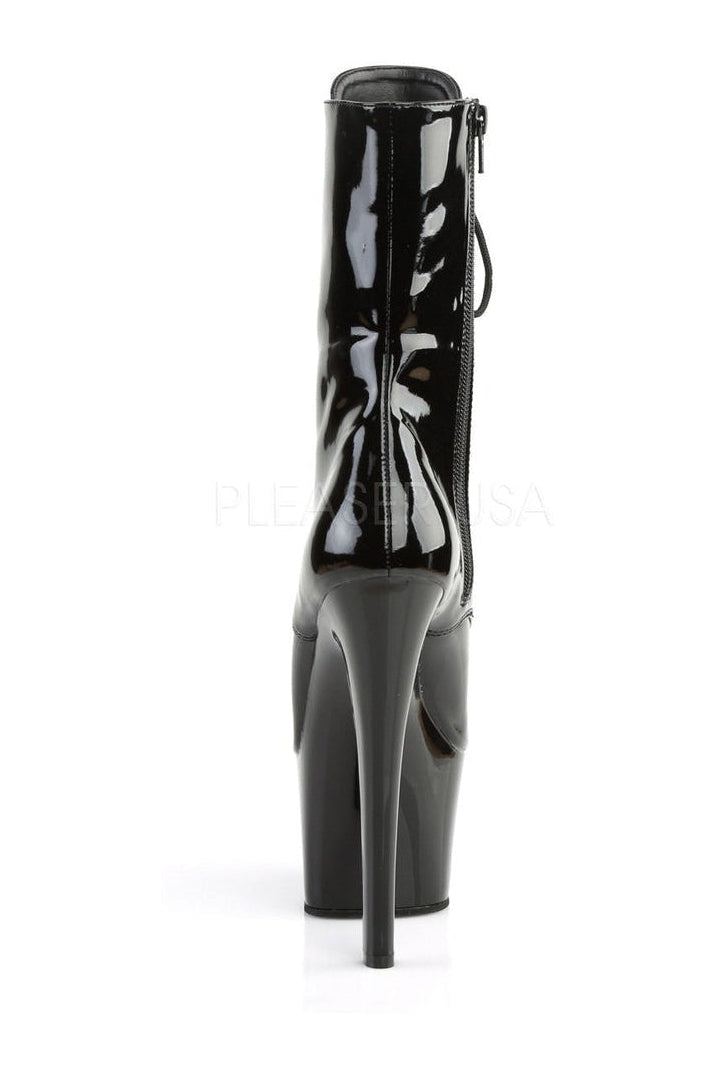 Pleaser SKY-1020 Platform Boot in Black Patent