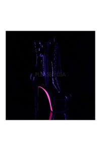 Pleaser SKY-1020TT Platform Ankle Boot in Black Patent