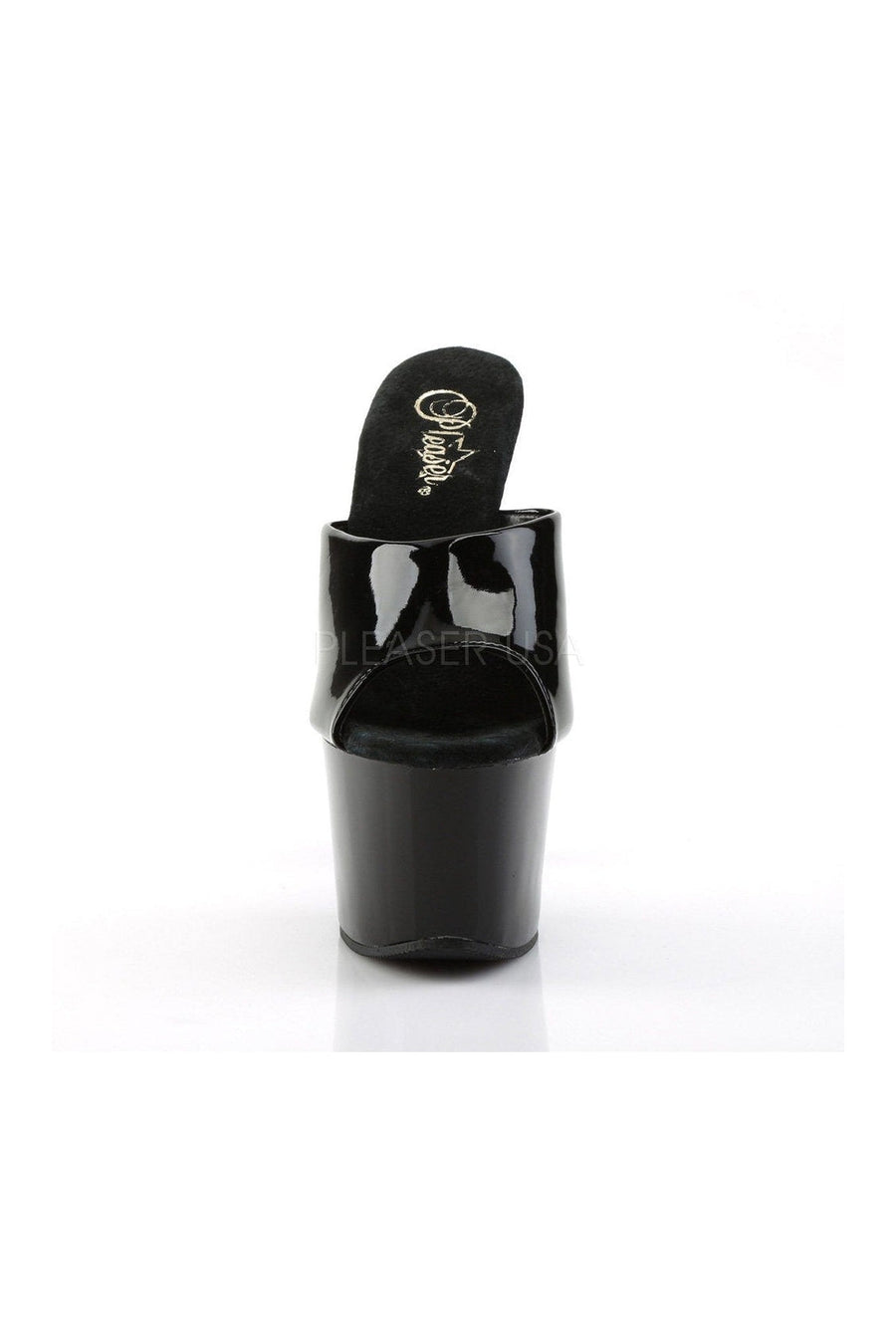 Pleaser SKY-301 Platform Sandal in Black Patent