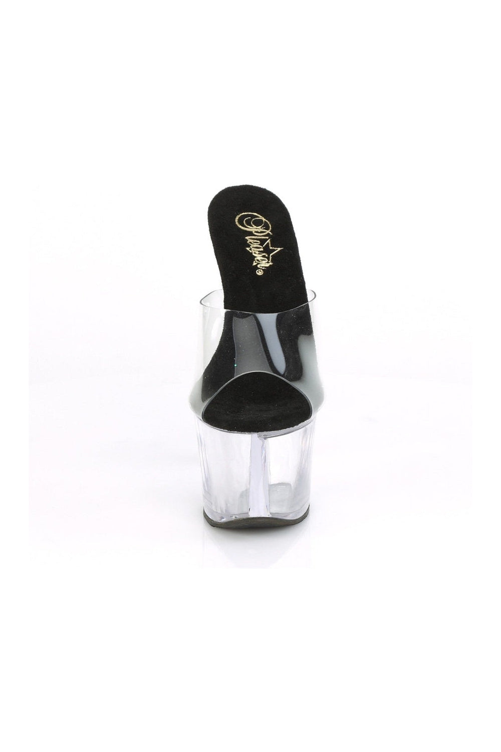 SKY-301 Stripper Slide | Clear Vinyl-Slides-Pleaser-SEXYSHOES.COM