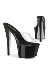 Pleaser SKY-301CRS Exotic Slide in Clear Vinyl from SexyShoes.com