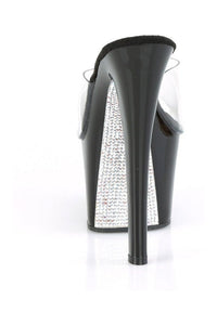 Pleaser SKY-301CRS Exotic Slide in Clear Vinyl