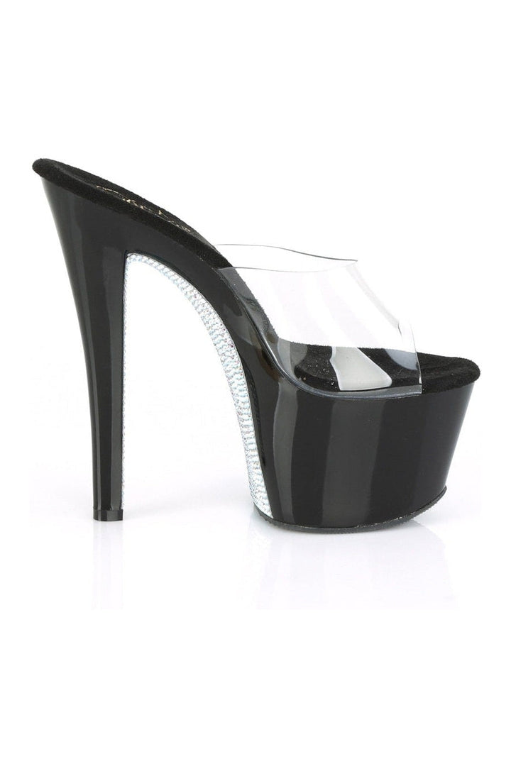 SKY-301CRS Stripper Slide | Clear Vinyl-Slides-Pleaser-SEXYSHOES.COM