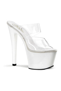 Pleaser Clear Slides Platform Stripper Shoes | Buy at Sexyshoes.com