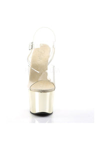 Pleaser SKY-308 Platform Sandal in Clear Vinyl