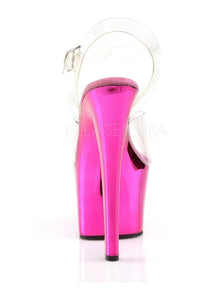 Pleaser SKY-308 Platform Sandal in Clear Vinyl