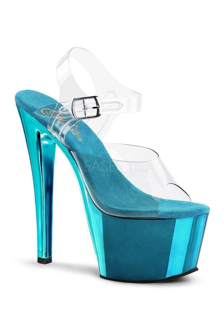 Pleaser Clear Sandals Platform Stripper Shoes | Buy at Sexyshoes.com