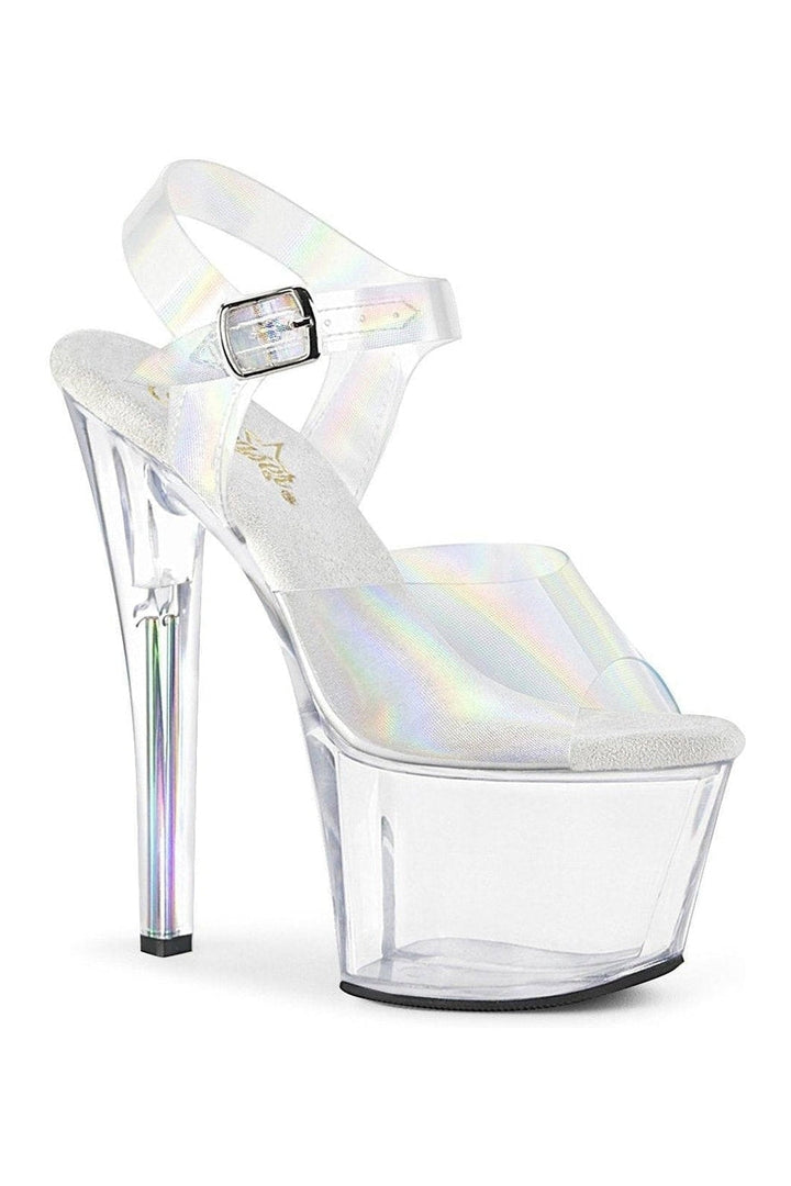 Pleaser Clear Sandals Platform Stripper Shoes | Buy at Sexyshoes.com