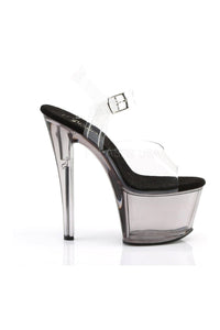 Pleaser SKY-308T Platform Sandal in Clear Vinyl