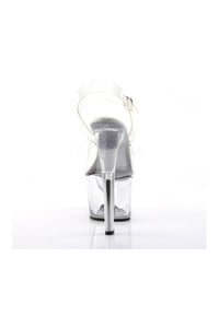 Pleaser SKY-308VL Platform Sandal in Clear Vinyl