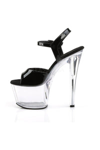 Pleaser SKY-309 Platform Sandal in Black Patent