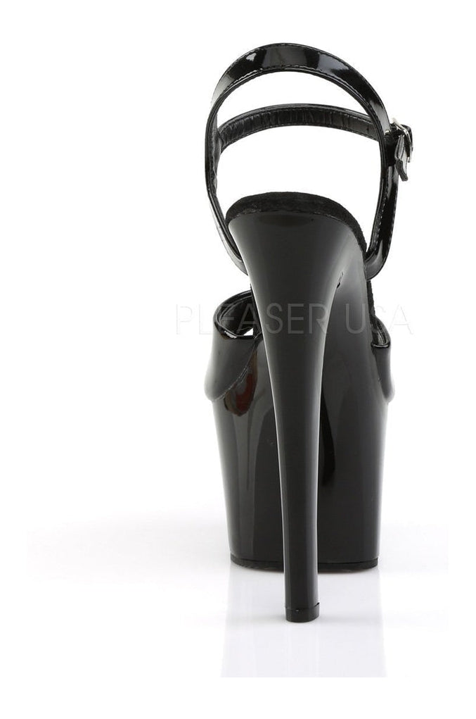 Pleaser SKY-309 Platform Sandal in Black Patent
