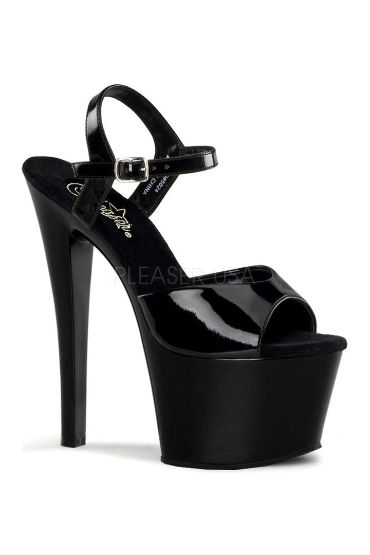 Pleaser Black Sandals Platform Stripper Shoes | Buy at Sexyshoes.com