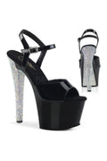 SKY-309CHRS Platform Sandal  | Black Patent