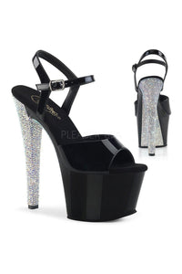 Pleaser SKY-309CHRS Platform Sandal in Black Patent from SexyShoes.com