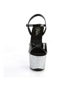 Pleaser SKY-309LG Platform Sandal in Black Patent